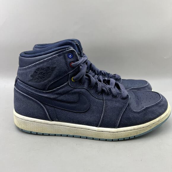 Nike Air Jordan 1 Retro High Family Forever Shoes Men Size 11 Blue Denim Sneaker main image 7